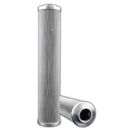 Hydraulic Filter, Replaces QUALITY FILTRATION QH281DA12B, Pressure Line, 10 Micron, Outside-In